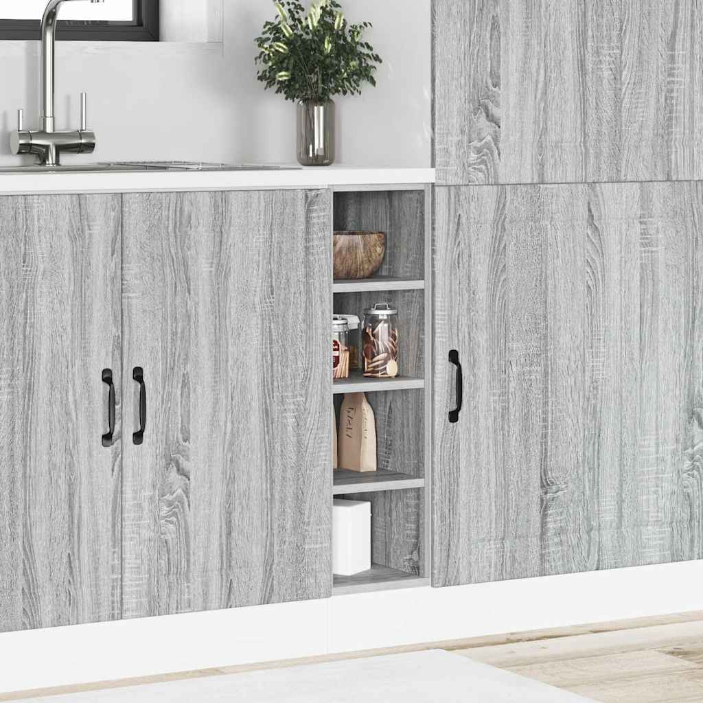 Bottom Cabinet Riga Grey Sonoma 20x44.5x81.5 cm Engineered Wood
